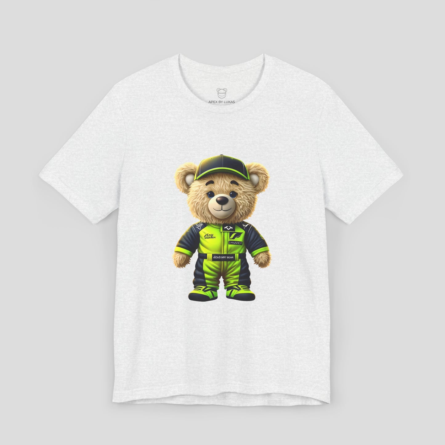 KickStart – Bold Racing Teddy T-Shirt for Street-Ready Pace