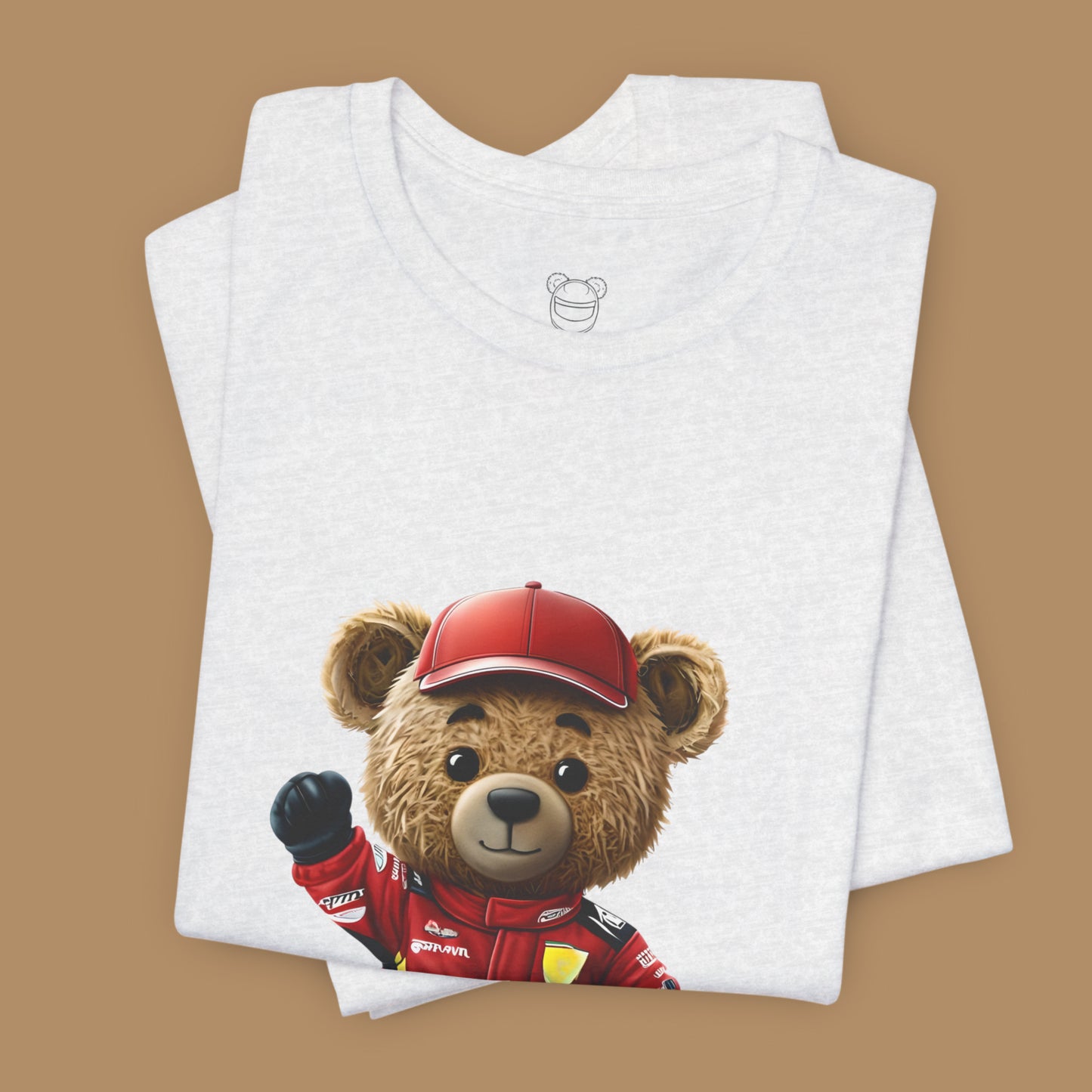 Scuderia Paw – Red Racing Teddy T-Shirt Inspired by the Spirit of Monaco’s Finest