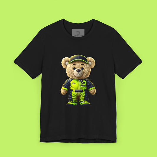 KickStart – Bold Racing Teddy T-Shirt for Street-Ready Pace