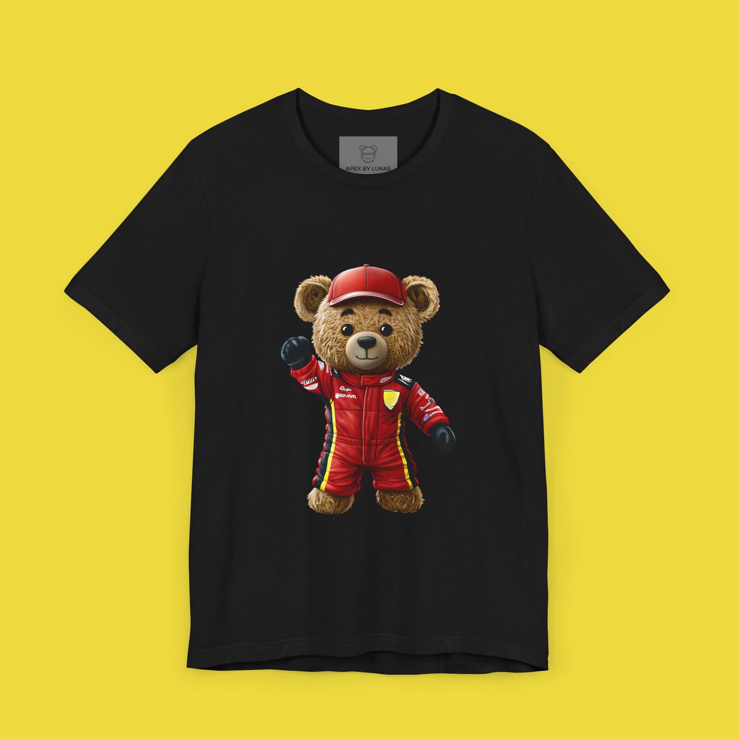 Scuderia Paw – Red Racing Teddy T-Shirt Inspired by the Spirit of Monaco’s Finest
