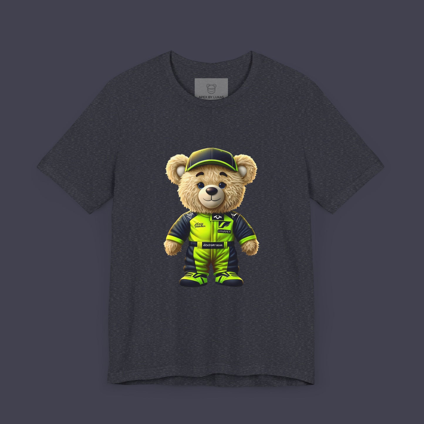 KickStart – Bold Racing Teddy T-Shirt for Street-Ready Pace
