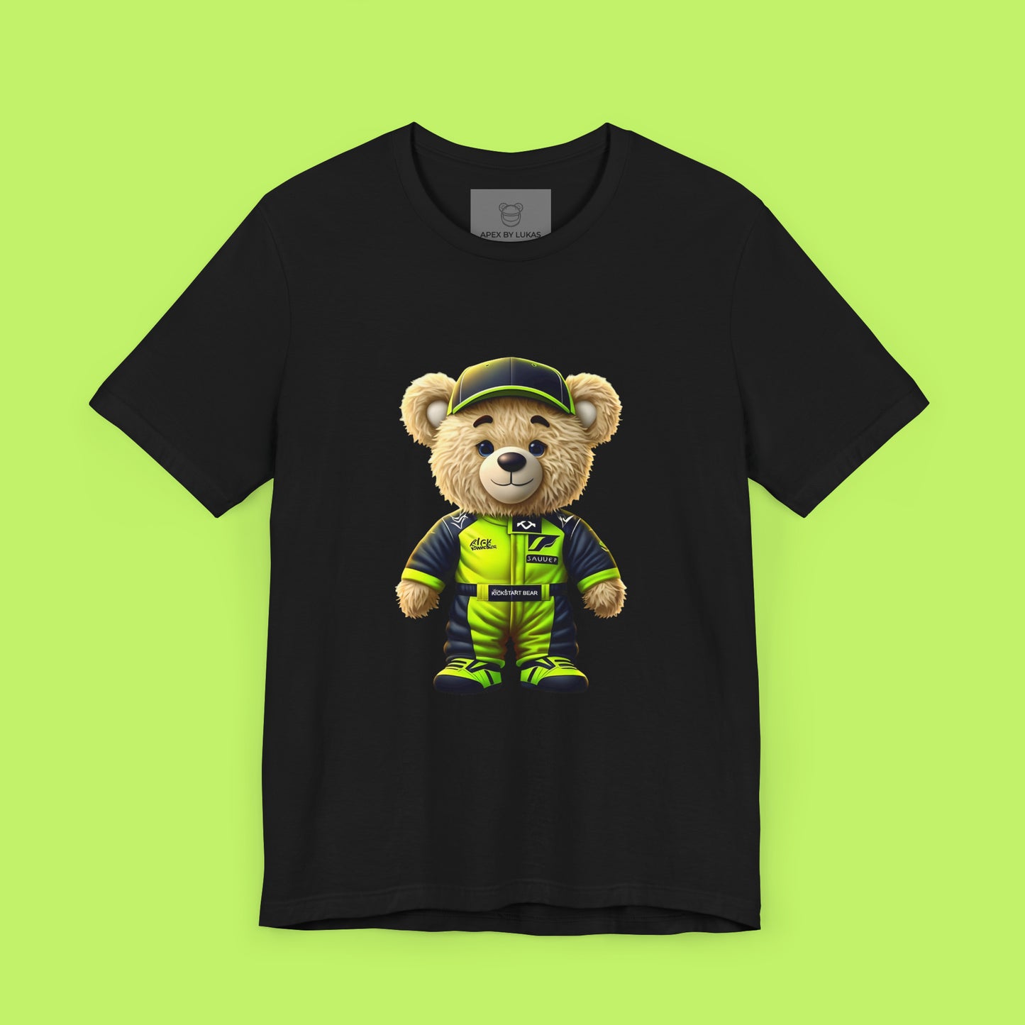 KickStart – Bold Racing Teddy T-Shirt for Street-Ready Pace