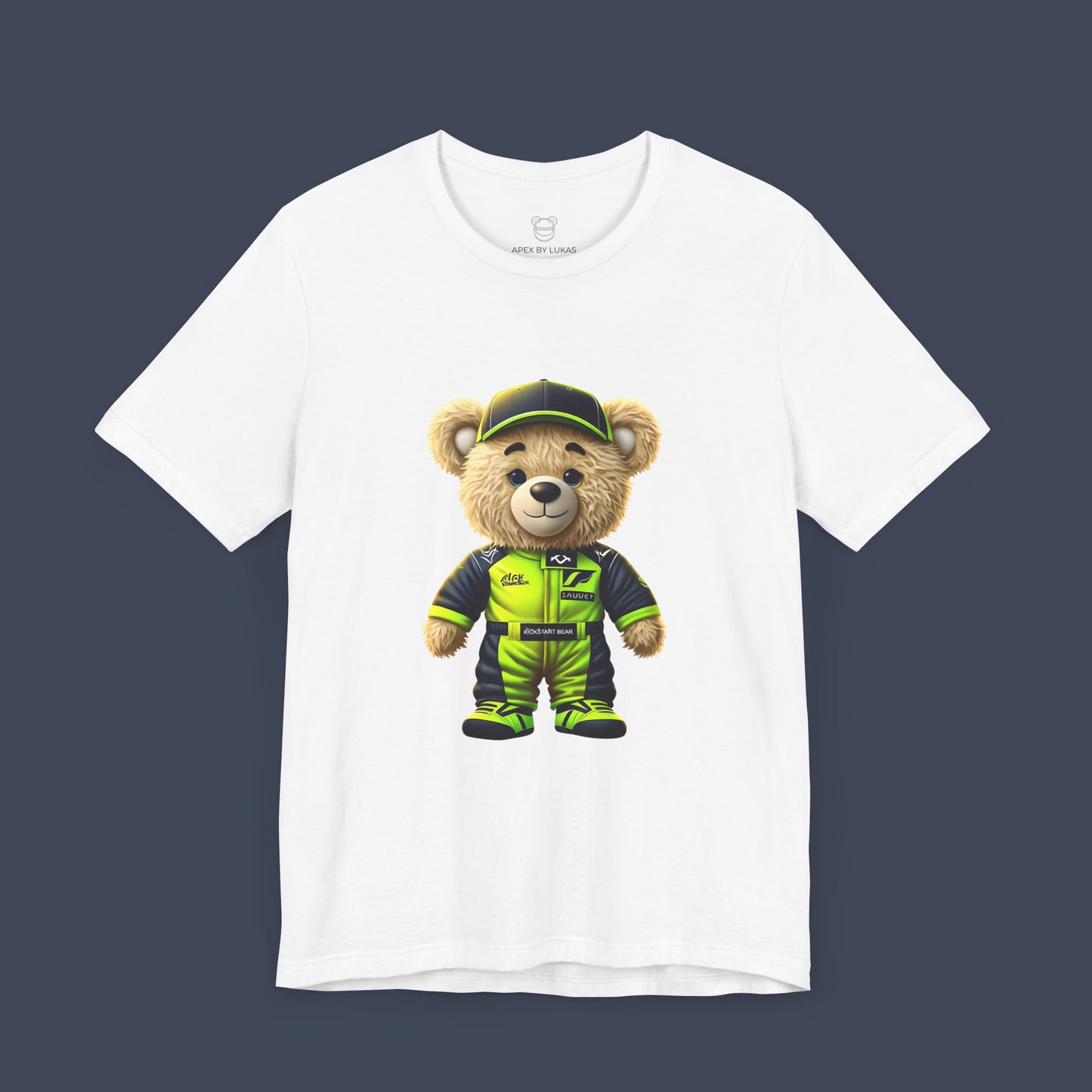 KickStart – Bold Racing Teddy T-Shirt for Street-Ready Pace