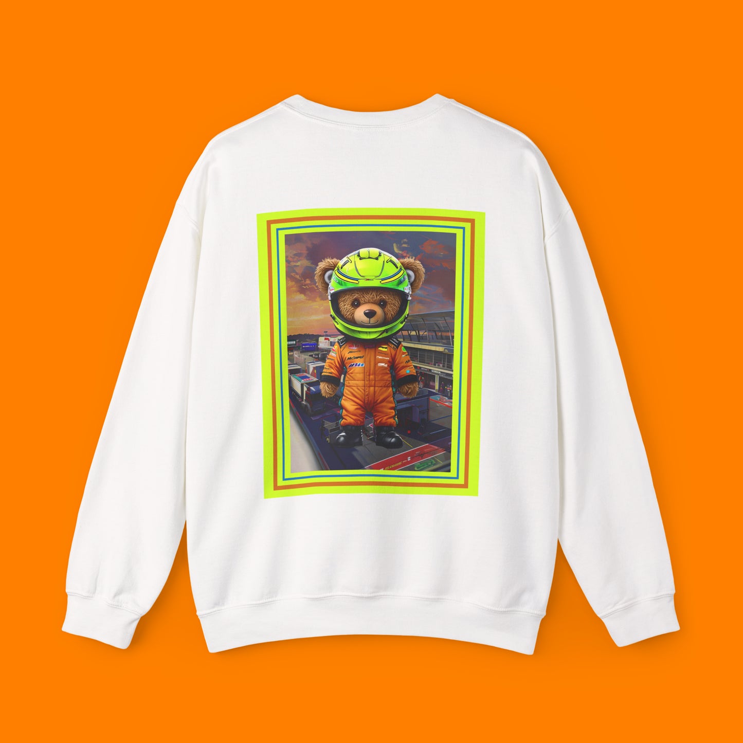 Papaya Paw – Backprint Racing Sweatshirt